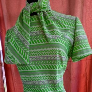 Vintage Mod 60s Parkshire Originals Mini Dress w/ Matching Scarf